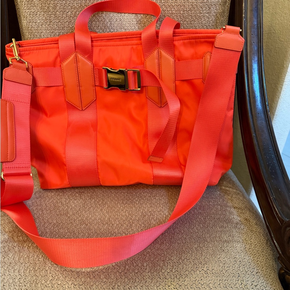 Frame Handbag Nylon and Leather